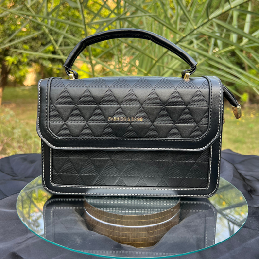 Black Top-Handle Crossbody