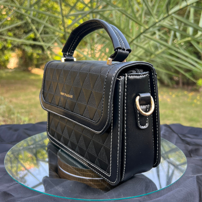 Black Top-Handle Crossbody