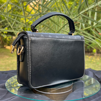 Black Top-Handle Crossbody