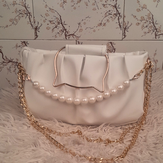 Elegant Pleated Party Clutch