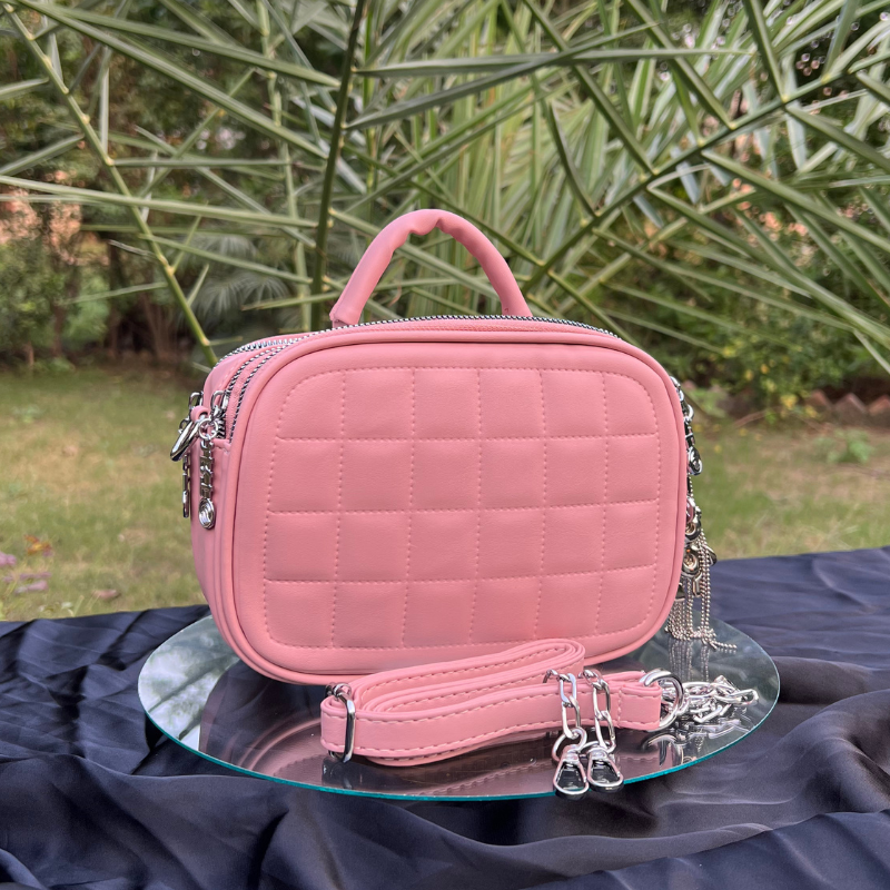 Triple-Zip Crossbody